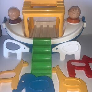 Vintage Tupperware Tuppertoys Noah's Ark Play 1980s Missing Animals Bathtub Play